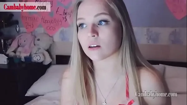 Teen Cam - How Pretty Blonde Girl Spent Her Holidays- Watch full videos on Total Video yang besar