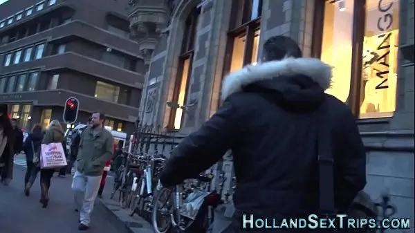 Büyük Dutch hooker in fishnets toplam Video