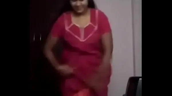 Red Nighty indian babe with big natural boobies Total Video yang besar