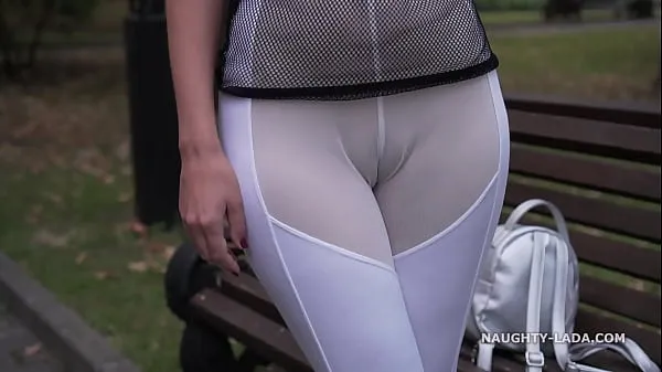 Big See-through outfit in public total Videos