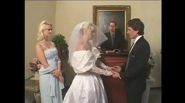 Big Inncent blonde bride Missy Monroe with nice tits in was desecrated by dnagereous guys in masks during her wedding night total Videos