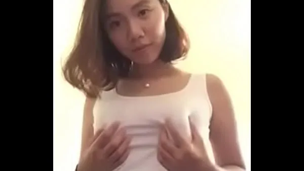 Duża Chinese Internet celebrities self-touch 34C beauty milk suma filmów