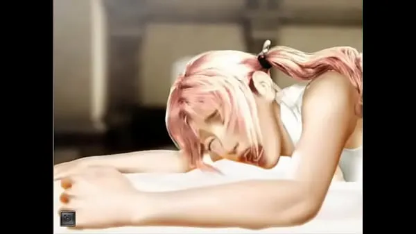 Grote FFXIII Serah fucked on bed | Watch more videos video's in totaal