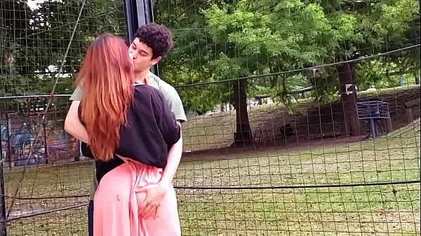 Grote Fucking my classmate in the university courtyard video's in totaal