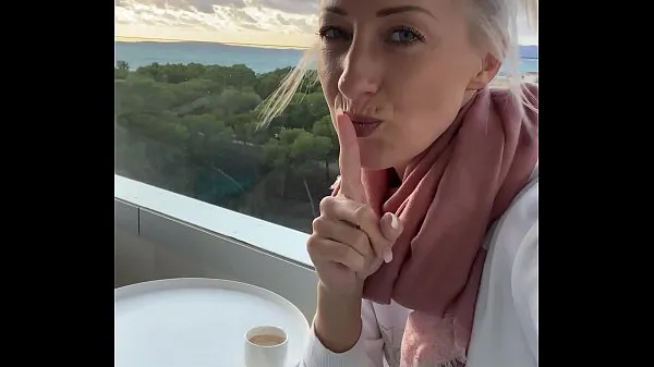 Big I fingered myself to orgasm on a public hotel balcony in Mallorca total Videos