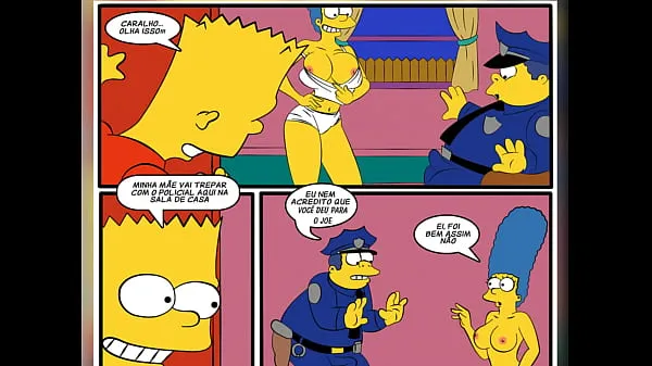 Big Comic Book Porn - Cartoon Parody The Simpsons - Sex With The Cop total Videos