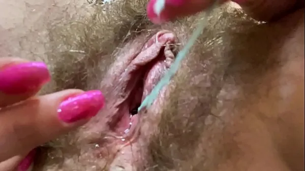 Grote i came twice during my p. ! close up hairy pussy big clit t. dripping wet orgasm video's in totaal