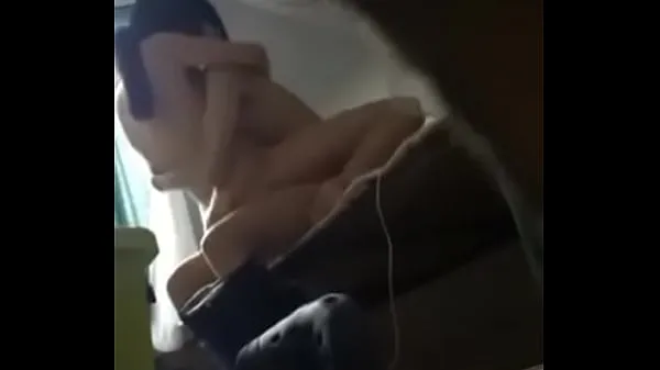 Chinese student couple was photographed secretly in the dormitory Total Video yang besar