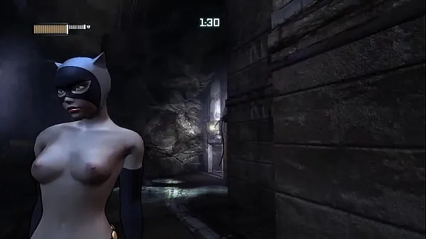 Store Batman Arkham City "Catwoman Nude (Animated) Fail videoer i alt