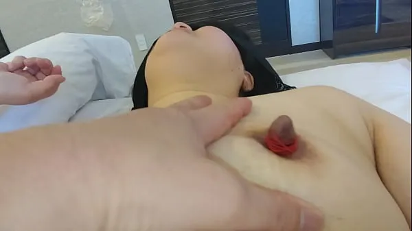 Store After sucking the nipple of her beloved wife Yukie, wrap it with a string to prevent it from returning videoer totalt