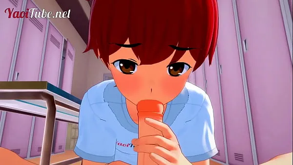 Duża Yaoi 3D - Naru x Shiro [Yaoiotube's Mascot] Handjob, blowjob & Anal suma filmów