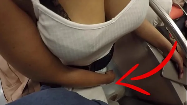 Unknown Blonde Milf with Big Tits Started Touching My Dick in Subway ! That's called Clothed Sex Jumlah Video yang besar