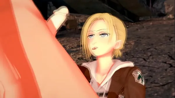 Grote AoT - Annie Leonhart handjob and sex - Hentai Animation video's in totaal