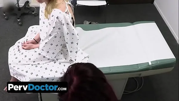 Big Slender Blonde Patient Lets Perv Doctor And His Hot Ass Nurse To Stretch Her Tight Teen Pussy total Videos