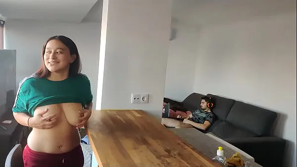 Stora caught my stepdad masturbating and I did the same, anal masturbation and double penetracion on the kitchen table, almost got caught videor totalt