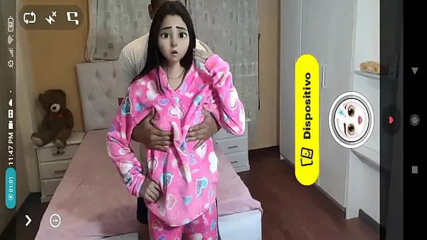 Tổng cộng She is Fucked by her perverted caretaker while he records her with his mobile video lớn