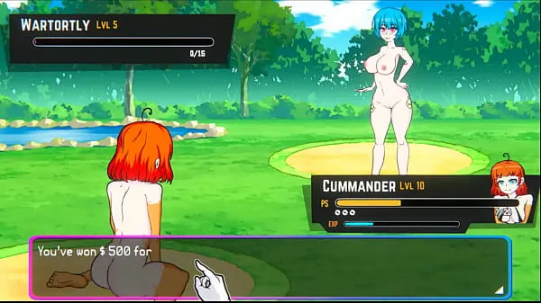 Big Oppaimon [Pokemon parody game] Ep.5 small tits naked girl sex fight for training total Videos