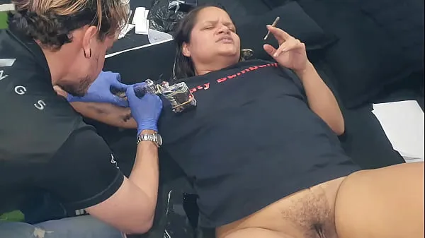 Big My wife offers to Tattoo Pervert her pussy in exchange for the tattoo. German Tattoo Artist - Gatopg2019 total Videos