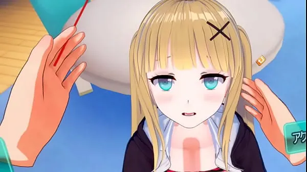 Duża Eroge Koikatsu! VR version] Cute and gentle blonde big breasts gal JK Eleanor (Orichara) is rubbed with her boobs 3DCG anime video suma filmów