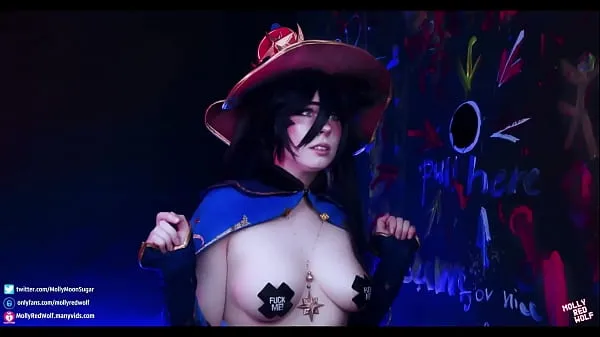 Μεγάλα Genshin impact Mona cosplay hard-core συνολικά βίντεο