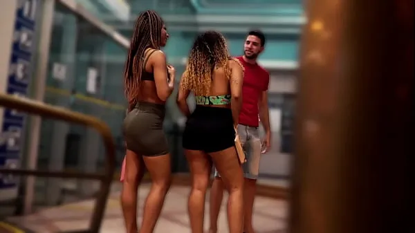 Tổng cộng AMAZING THREESOME With Two BIG ASS (Brazilian Gold Diggers video lớn