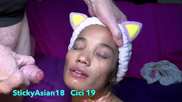 Big StickyAsian18 petite Cici wants to watch TV, but gets cock pushed in her mouth instead total Videos