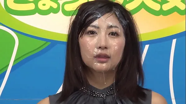 Big News Announcer BUKKAKE, Japanese, censored, second girl total Videos