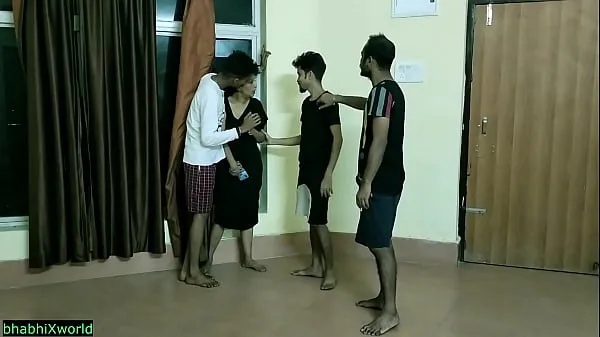 Big Desi cute girl fucked by three boys at boyfriend home!! Hot xxx total Videos
