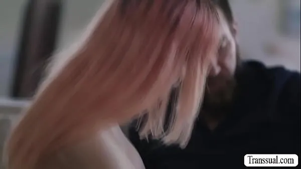 बड़े Pink haired TS comforted by her bearded stepdad by licking her ass to makes it wet and he then fucks it so deep and hard कुल वीडियो