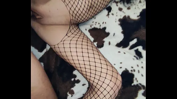Duża in erotic mesh bodysuit and heels suma filmów