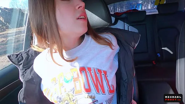 Russian Hitchhiker Blowjob for Money and Swallow Cum - Russian Public Agent Total Video yang besar