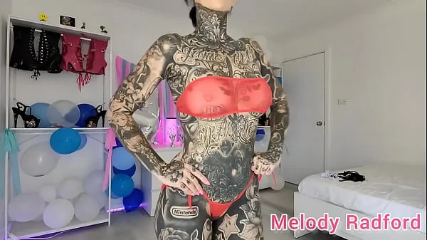 Big Sheer Black and Red Skimpy Micro Bikini try on Melody Radford total Videos