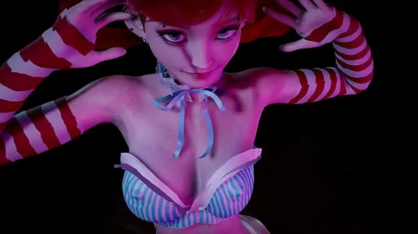 Store Red head girl with pigtails dancing : 3D Hentai videoer i alt