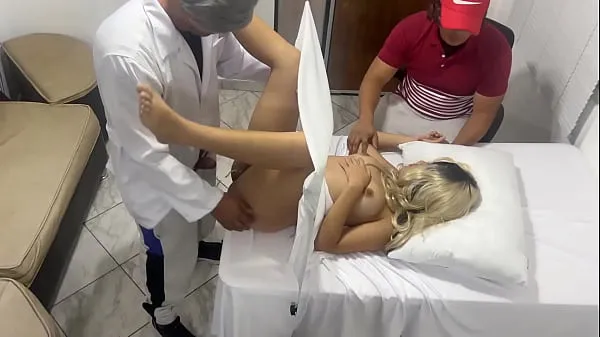 Big My Wife is Checked by the Gynecologist Doctor but I think He is Fucking Her Next to Me and my Wife likes it NTR jav total Videos
