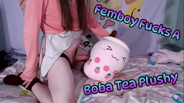 Big Femboy Fucks A Boba Tea Plushy! (Teaser total Videos