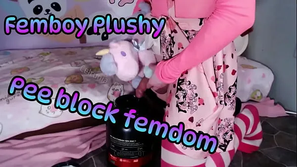 Veľký celkový počet videí: Femboy Plushy Pee block femdom [TRAILER] Oh no this soft fur makes my conk go erection and now I cannot tinkle